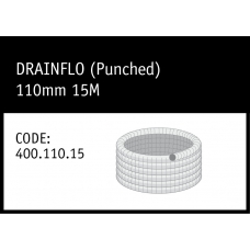 Marley Drainflo (Punched) 110mm 15M - 400.110.15